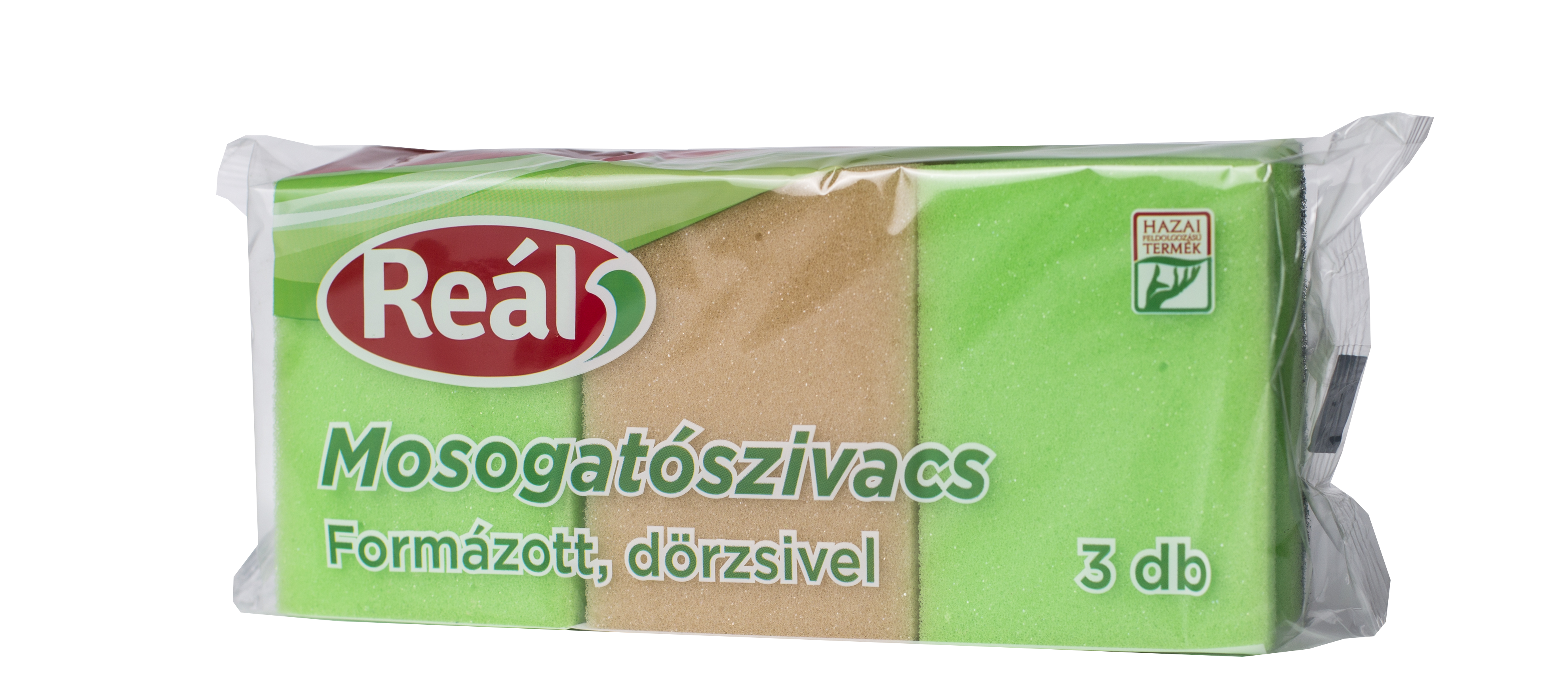 Reál Dörzsi szivacs formázott 3db